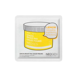 Очищающие пилинг-пэды с лимоном для сияния кожи Neogen Dermalogy Lemon Bright PHA Gauze Peeling 1 шт * 7 мл