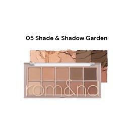 Палетка матовых теней для век в коричневых оттенках Rom&nd Better Than Palette 05 Shade And Shadow Garden