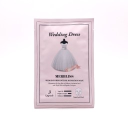 Увлажняющая маска- салфетка с экстрактом жемчуга Merbliss Wedding Dress Mask 