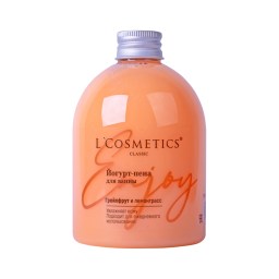 L' Cosmetics Йогурт - пенна для ванны "Грейпфрут и лемонграсс" 500 мл