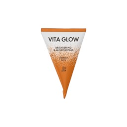Ночная маска для лица с витаминами пирамидка (миниатюра)  Jon Vita glow sleeping pack mini 5 г
