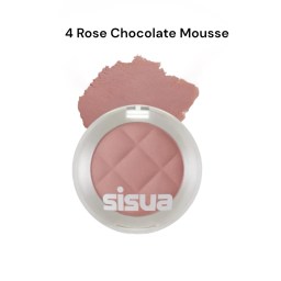 Кремовые спрессованные румяна UNLEASHIA Sisua Butter Waffle Dough Blusher (#4 Rose Chocolate Mousse) 8 гр. 